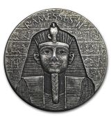 Ramesses II-2017 Republika Čad 2 oz Stříbro