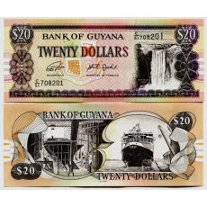 Guyana - 20 Dollars - stav UNC