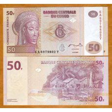 Congo 50 Francs 2013 P UNC