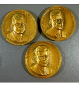 Medallic Art Co. John F. Kennedy Medaile za vysokou reliéf 1 1/2 "