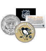 PITTSBURGH PENGUINS NHL Hockey JFK Kennedy Half Dollar US Coin - oficiálně licencováno