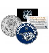 NASHVILLE PREDATORS NHL Hockey JFK Kennedy Half Dollar US Coin - oficiálně licencovaná
