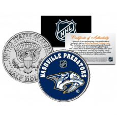 NASHVILLE PREDATORS NHL Hockey JFK Kennedy Half Dollar US Coin - oficiálně licencovaná