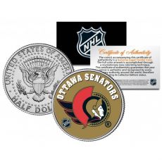 OTTAWA SENATORS NHL Hockey JFK Kennedy Half Dollar US Coin - oficiálně licencovaná