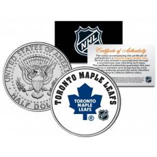 TORONTO MAPLE LEAFS NHL Hockey JFK Kennedy Half Dollar americká mince - oficiálně licencovaná