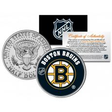 BOSTON BRUINS NHL Hockey JFK Kennedy americký půl dolaru - oficiálně licencovaná