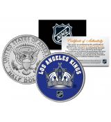LOS ANGELES KINGS NHL Hockey JFK Kennedy Half Dollar US Coin - oficiálně licencováno
