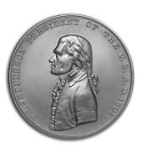 Prezidentská medaile USA Mint Silver Thomas Jefferson