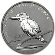 Kookaburra Stříbrná mince 1 AUD Australian Ledňáček 1 Oz 2007