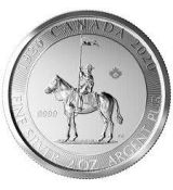 2 oz stříbrná mince Kanada Mounted Police v roce 2020