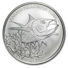 2014 Tokelau  $5 Yellowfin Tuňák 1 Oz