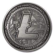 Mince Litecoin  Cryptoměna ( Antique ) 1 Oz