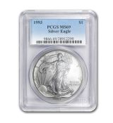 1993 Silver American Eagle MS-69 PCGS