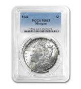 1921 Morganský dolar MS-63 PCGS