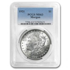 1921 Morganský dolar MS-63 PCGS