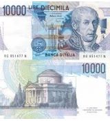 Bankovka Itálie 10.000 Lir