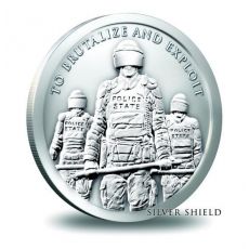 2018 Silver Shield 2 OZ Slave Police State