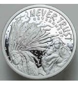 Never Trust Government Proof - Silver shield  1 Oz