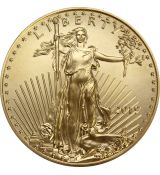 Zlatá investiční mince American Eagle 1/2 Oz