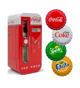 Coca-Cola Automat sběratelský set 4 stříbrných mincí