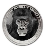 2016 Congo Gorila stříbrná (obarvená)