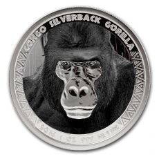 2016 Congo Gorila stříbrná (obarvená)