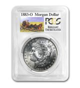 1883-O Stage Morgan Dollar BU NGC  1 oz