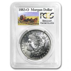 1883-O Stage Morgan Dollar BU NGC  1 oz