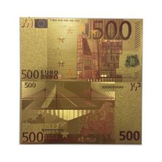 24k pozlacené kopie 500 EUR