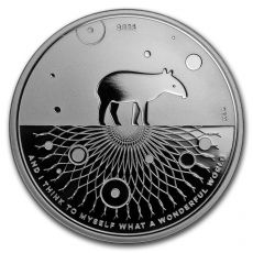 2016 1 oz Stříbro Proof Evolution I Wonderful World (Tapir)