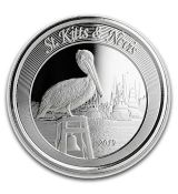 2019 St. Kitts & Nevis 1 oz Stříbro  Pelikan BU