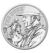 2020 Tuvalu 1 oz Stříbro John Wayne BU