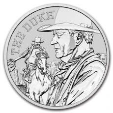 2020 Tuvalu 1 oz Stříbro John Wayne BU