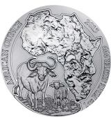 1 oz 2015 Rwanda Cape Buffalo stříbrná mince