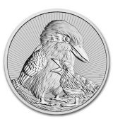 2020 Austrálie 2 oz Silver Kookaburra BU (Piedfort)