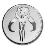 2020 Niue 1 oz Silver $ 2 Star Wars: Mandalorian Mythosaur Coin