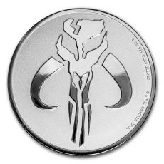 2020 Niue 1 oz Silver $ 2 Star Wars: Mandalorian Mythosaur Coin
