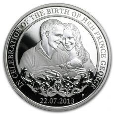 2013 Austrálie 1 oz Stříbrný princ George Proof