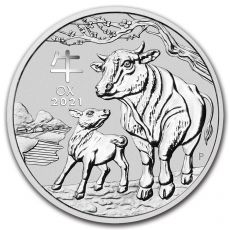 Rok Buvola (Býk) 1 Oz Lunar Ox BU (Series III) 2021 Austrálie