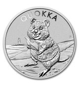 2020 Austrálie 1 oz Stříbrná australská Quokka BU