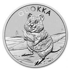 2020 Austrálie 1 oz Stříbrná australská Quokka BU