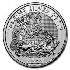 Velká Británie 1 oz  Valiant BU ( Náhodný rok)