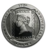 2015 Isle of Man  1 Crown 175. výročí Penny Black