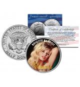 BRIGITTE BARDOT - JFK Kennedy Half Dollar US