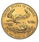 1/2 oz American Gold Eagle BU (náhodný rok)