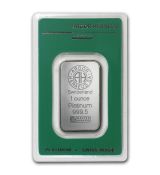 1 oz platinový slitek - Argor-Heraeus