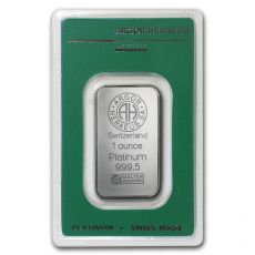 1 oz platinový slitek - Argor-Heraeus