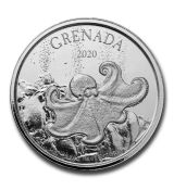 2020 Grenada mince Octopus BU 1 oz