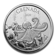 2020 Grenada mince Octopus BU 1 oz