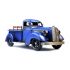 Starožitný model kamionu modré & červené barvy